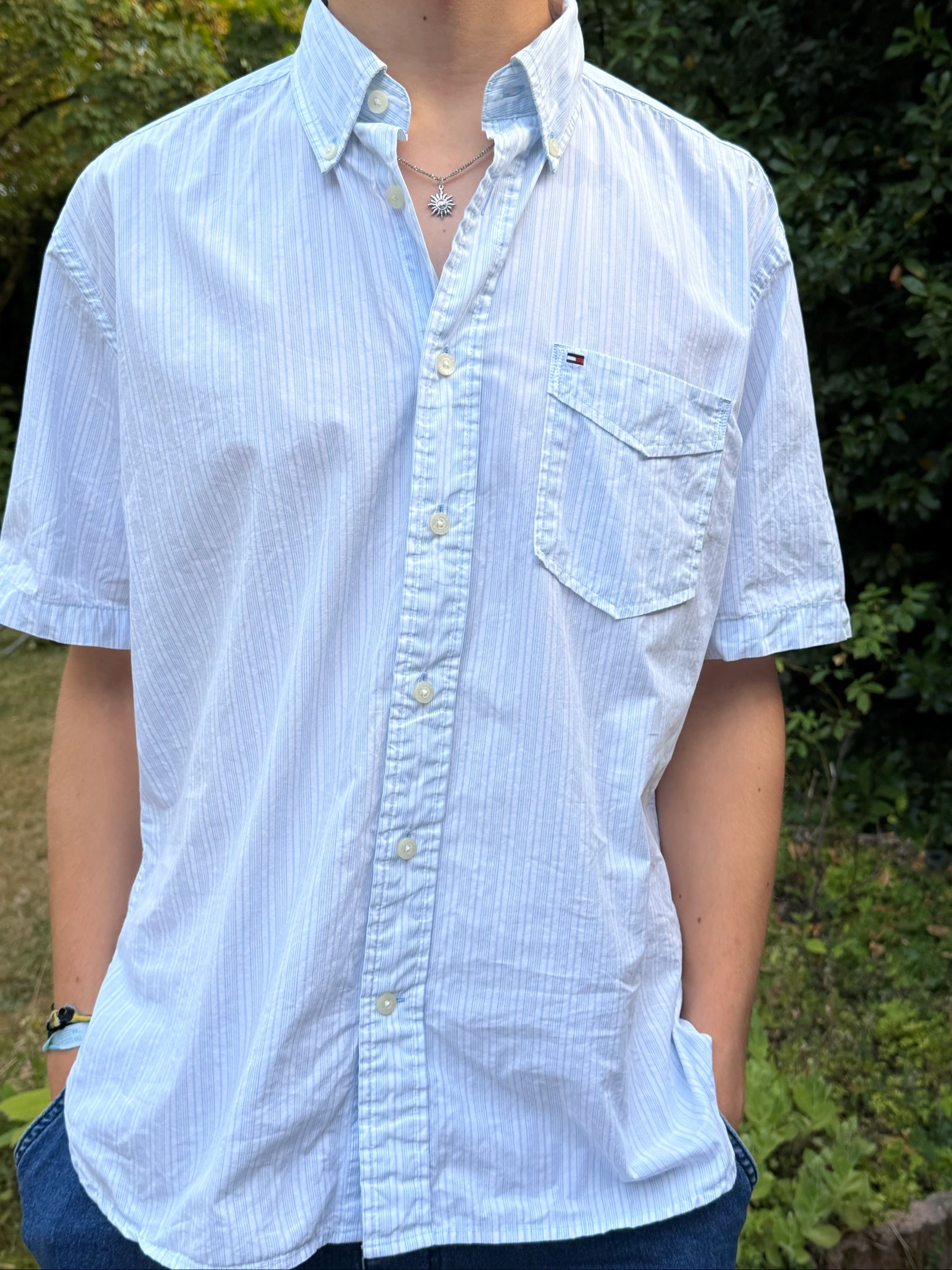 Tommy Hilfiger, camisa hombre manga corta, talla M, muy buen estado #tommy #tommyhilfiger – photo 3